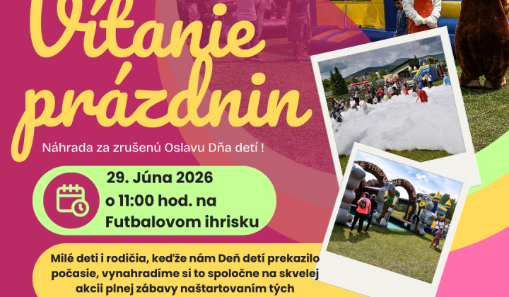 1. fotografia fotogalérie Aktuality / Vítanie prázdnin dňa 29. júna 2026 - foto