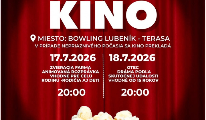 1. fotografia fotogalérie Aktuality / Letné kino Lubeník - foto