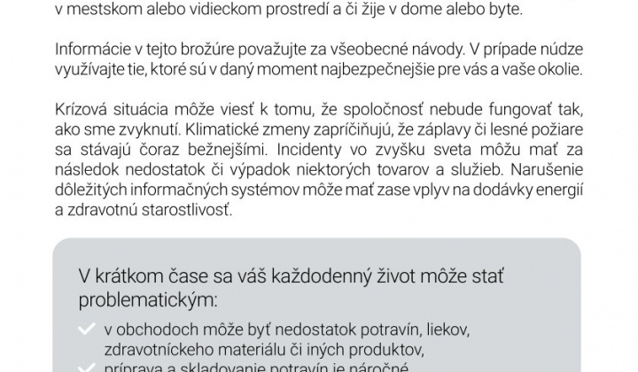 6. fotografia fotogalérie Aktuality / Čo robiť v prípade krízy alebo ozbrojeného konfliktu. - foto