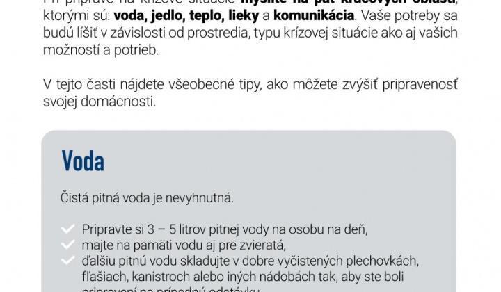 10. fotografia fotogalérie Aktuality / Čo robiť v prípade krízy alebo ozbrojeného konfliktu. - foto