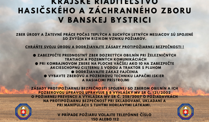 Fotka - KR HaZZ BB - zber úrody a žatevné práce